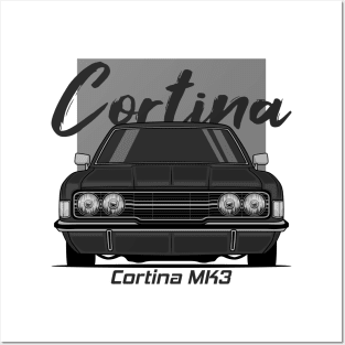 Front Black Cortina MK3 Classic Posters and Art